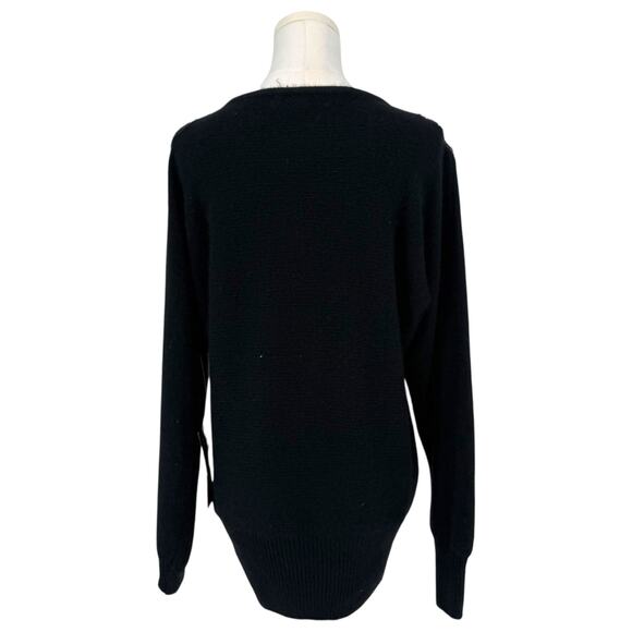 VTG 90s IB Diffusion Beaded Sweater Women’s M Holiday Ski Glam Angora Wool Blend - Picture 4 of 8